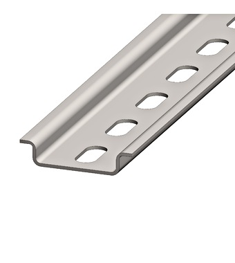 Lišta DIN 7,5mm,děrovaná