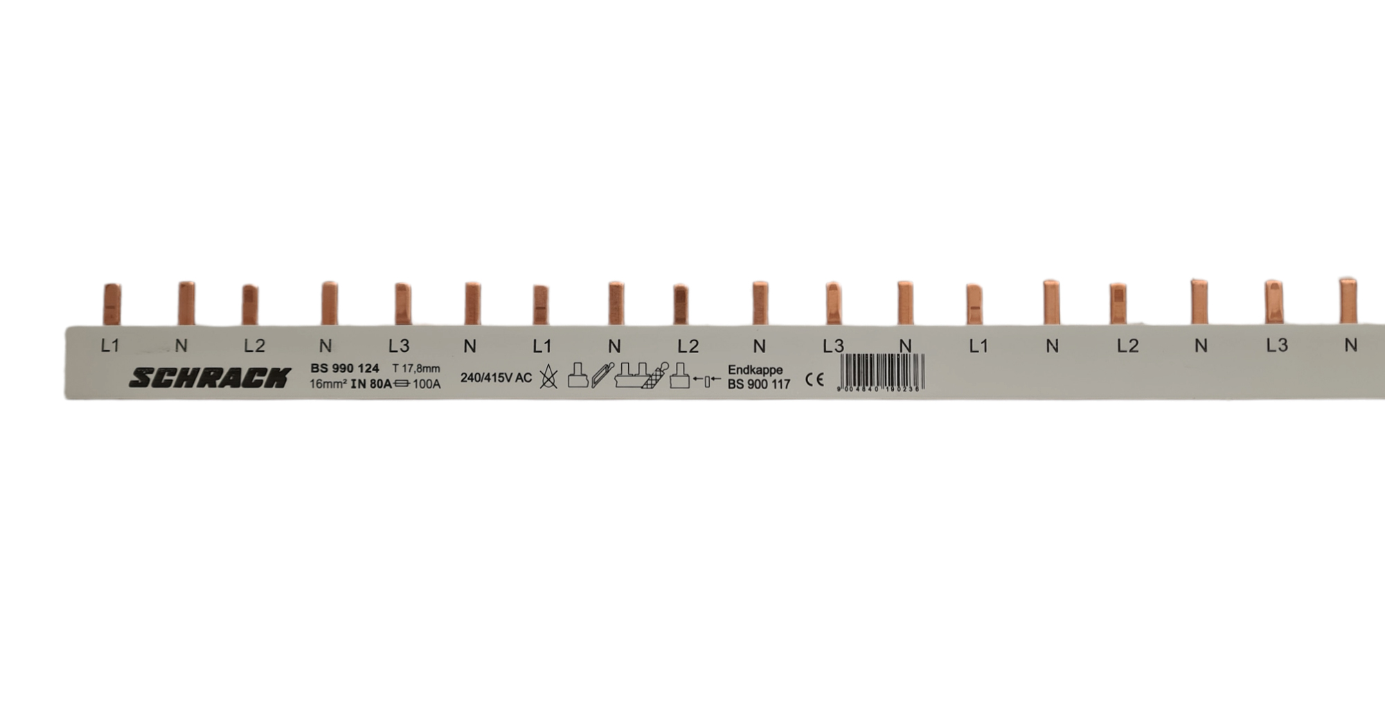 Lišta propojovací 1N/2N/3N 16mm2