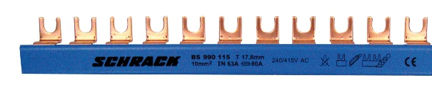 Lišta propojovací,nulová 10mm2