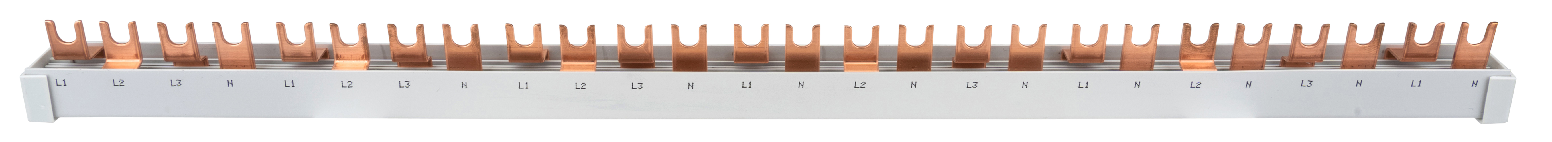 Propojovací lišta 10 mm2, 4p., 26TE