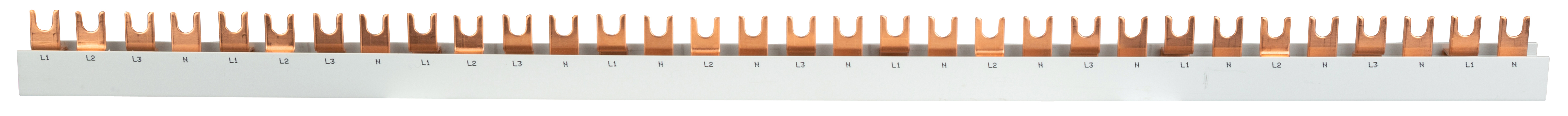 Propojovací lišta 10 mm2, 4p., 32TE