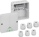 Krabice ABOX m 040 šedá IP54
