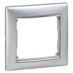 LEGRAND Rámeček VALENA 770351 jednoduchý hlin./stříb.
