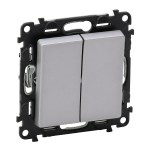 LEGRAND Vypínač VALENA LIFE 752305 č.5 hliník