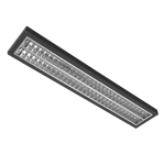 MODUS Svítidlo AREL4000, 2x LED , 1200mm, mřížka AL mat, závěsné direkt/indirekt, LED 840, NONSELV 350mA,nestmívatelný