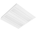 MODUS Svítidlo ID, vestavné do rastru - modul 600, čtverec A, perforovaný kryt, nanoprizma,2 zdroje, LED V1, studená bílá, nestmívatelný driver 700mA, konektor