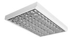MODUS Svítidlo LLX 4x36 W hliník, nízké, el. předřadník, nouzový zdroj