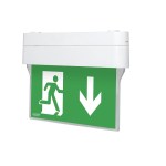 MODUS Svítidlo nouzové ARROW N 1W LED STANDARD IP41 1h ,  přisazené,stále svítící / svítící při výpadku,  bílé,  univ. piktogram