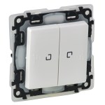 Spínač VALENA LIFE 752159 č.6+6 bílá IP4