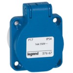 Zásuvka 57667 16A/220V 2P IP54 vestavná
