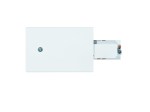 3-phase Feed-in recessed white, plastic, links