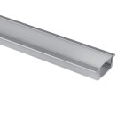 7902R/W, WHITE RECESSED PROFILE 2m + PC opal diffuser