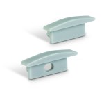 7902R/W, WHITE RECESSED PROFILE 2m + PC opal diffuser