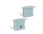 7904R/AL, ALUMINIUM RECESSED PROFILE 2m + PC opal diffuser