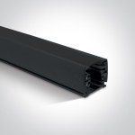 Abdeckung 2m für 3PH-Stromschiene schwarz, Serie One Light