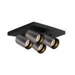 Acrux 4x10W 100-240V GU10 IP20 metal šedá