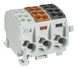 AL/CU odbočovací svorkovnice 25mm² - 3pólová, izolovaná