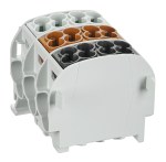 AL/CU odbočovací svorkovnice 25mm² - 3pólová, izolovaná