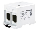 Al-Cu svorka, šedá, 240mm², 2-pólová
