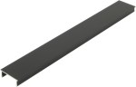 Al kryt pro profil  LB plochý D-2000mm Š-17,8mm V-6,6mm,čern