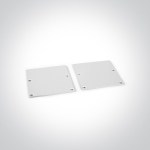 Al profil pro 45mm pásek +opál PC kryt vč.koncovek, 2m,bílá