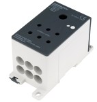 Alu připojovací blok, 1-pól, 250A,vst.1x120mm²,výst. 6x35mm²