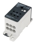 Alu připojovací blok, 1-pól, 80A, vst.1x25mm², výst.6x10mm²
