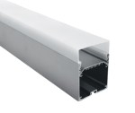 Alu Profile for 40mm Strips+Opal Cover 2m