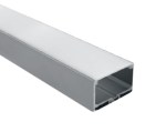Alu Profile for 40mm Strips+Opal Cover 2m