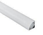 Alu Triangle Profile for 10mm Strips+Opal Cover 2m