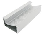 Aluminium Profil SLW geriffelt / rippled