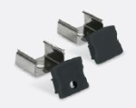 Aluminium profile 7904/B + PC opal cover, 2m black