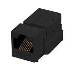 AMPARO keystone modul  RJ45 nestíněný, Cat.5e, černý (SFA)
