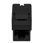 AMPARO keystone modul  RJ45 nestíněný, Cat.5e, černý (SFA)