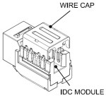AMPARO keystone modul RJ45 nestíněný, Cat.6, bílý (SFA)