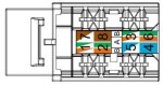 AMPARO keystone modul RJ45 nestíněný, Cat.6, bílý (SFA)