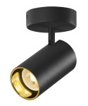 ASTO TUBE, max. 1x10W, bodové svítidlo, černá