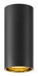 ASTO TUBE, max. 1x10W, stropní svítidlo, černá