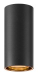ASTO TUBE, max. 1x10W, stropní svítidlo, černá