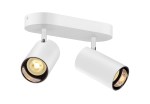 ASTO TUBE, max. 2x10W, bodové svítidlo, bílá