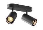 ASTO TUBE, max. 2x10W, bodové svítidlo, černá