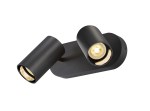 ASTO TUBE, max. 2x10W, bodové svítidlo, černá