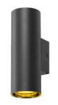 ÄSTO TUBE, max. 2x10W, nástěnné svítidlo, černá
