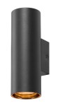 ÄSTO TUBE, max. 2x10W, nástěnné svítidlo, černá