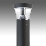 AVENIDA Pole LED 10W 910lm 740 IP66 IK09 1000mm grafit