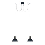 Bela Alto S závěsné svítidlo 2x10W 100-240V E27 IP20 černá