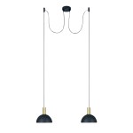 Bela Alto S závěsné svítidlo 2x10W 100-240V E27 IP20 mosaz