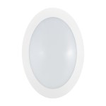 Bellaria wall-mounted luminaire oval 6W 3000K white IP66