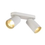 BILAS SPOT DOUBLE, 2x15W LED, 2700K, 25°, matná bílá