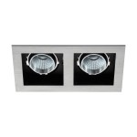 Biscari 2 swivelling 2 x 7W 4000K aluminium brushed IP20